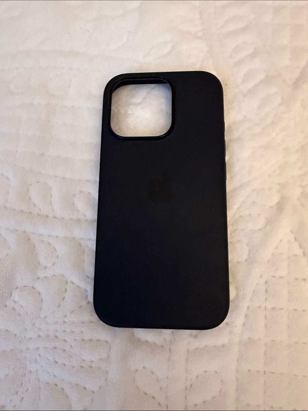 Apple Black Silicone iPhone Case